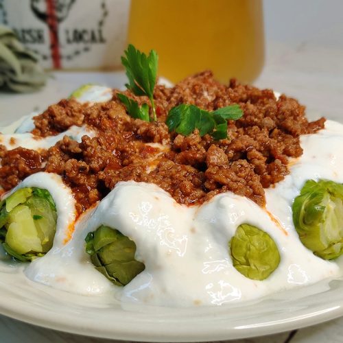 Yoğurtlu Kıymalı Brüksel Lahanası – Brüksel Lahanası Yemeği