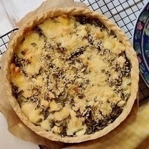 Semizotlu Peynirli Kiş – Kahvaltılık Enfes Kiş Yapımı
